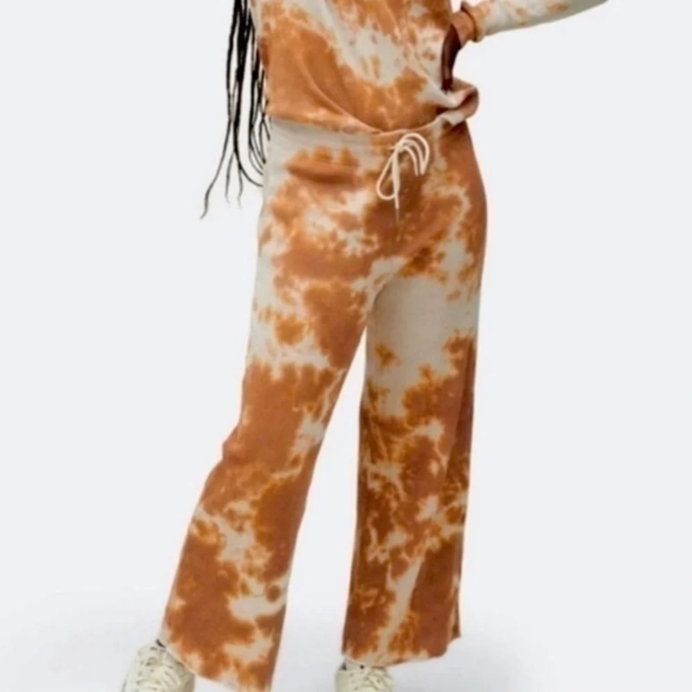 MATE the Label Organic Thermal Wide Leg Pant - Picture 1 of 10